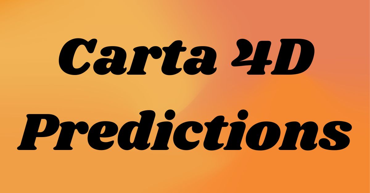 Master Carta 4D Predictions: Tips & Winning Strategies