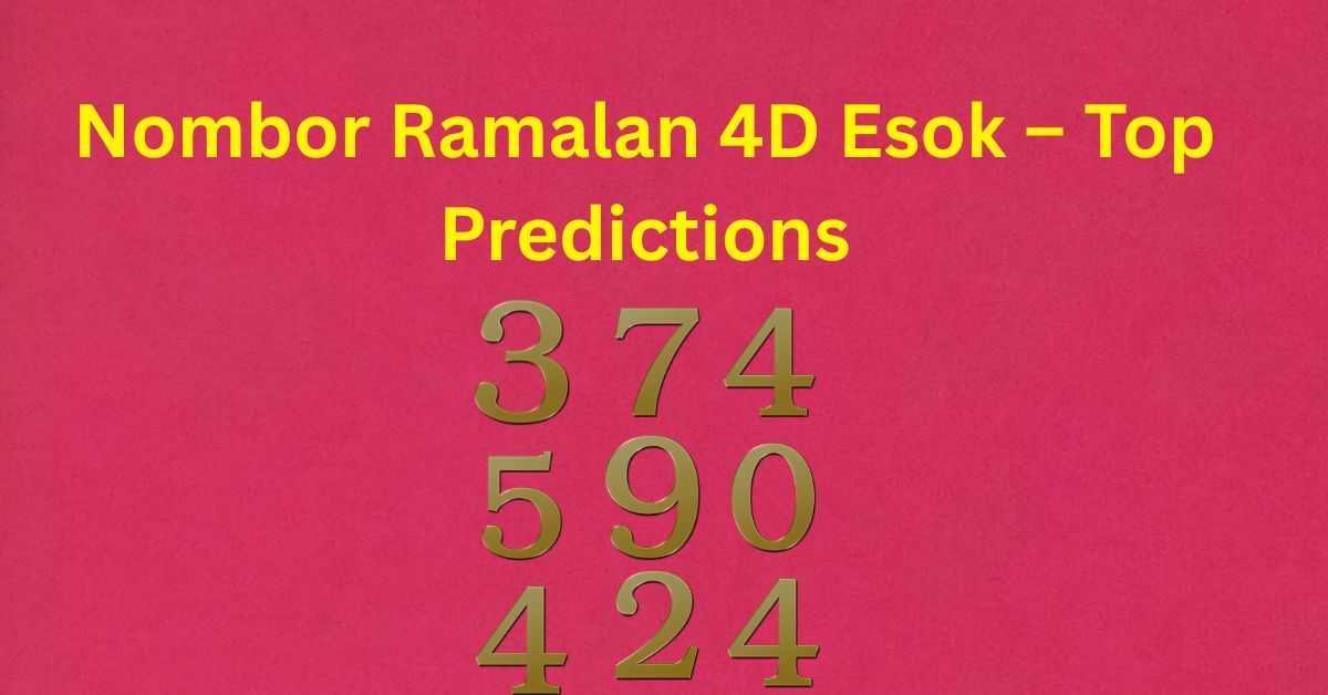 Tomorrow's 4D prediction numbers, "nombor ramalan 4D esok," have become well-known among lottery